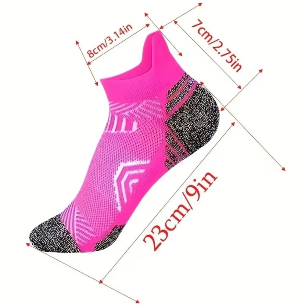 Colorful Athletic Women's Socks 6 PACK Tab Low Cut High Quality NEW
